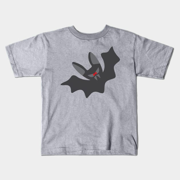 SCARY CUTE FUNNY VAMPIRE BAT Halloween Fangs - UnBlink Studio by Jackie Tahara Kids T-Shirt by UnBlink Studio by Jackie Tahara